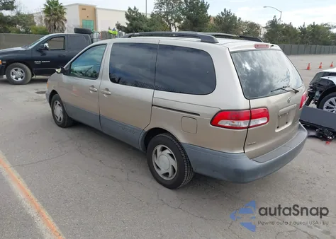 2003 Toyota Sienna Le из США, поврежденный, VIN 4T3ZF13C53U550473